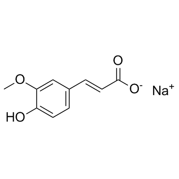 CAS:24276-84-4	Ferulic acid (sodium)     阿魏酸钠   原料药研发