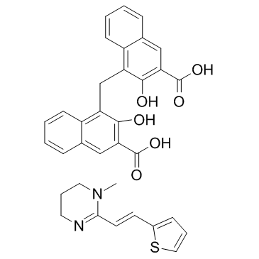 CAS:22204-24-6	Pyrantel (pamoate)	双羟萘酸噻嘧啶   批量合成 