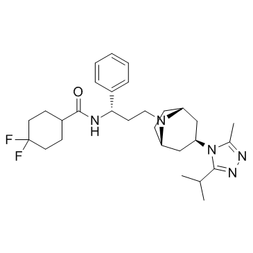 CAS:376348-65-1	Maraviroc  	马拉维若  新药中间体KG级