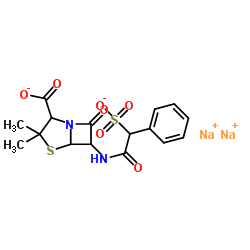 CAS:28002-18-8	Sulbenicillin (disodium)	磺苄西林钠      化合物优化