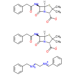 CAS:1538-09-6	   Penicillin G benzathine	  苄星青霉素 G    化合物合成