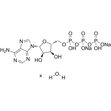 CAS:34369-07-8	ATP (disodium salt hydrate)	腺苷-5′-三磷酸二钠盐,(无钙)     新药中间体KG级