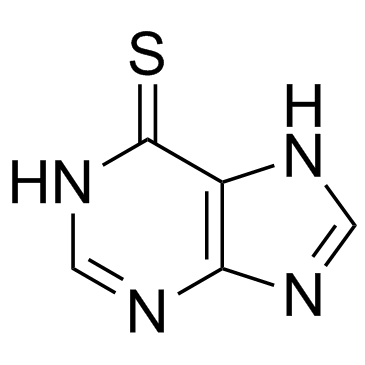 CAS:50-44-2	6-Mercaptopurine	6-巯基嘌呤   批量合成