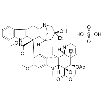 CAS:143-67-9	Vinblastine (sulfate)	硫酸长春碱   原料药研发
