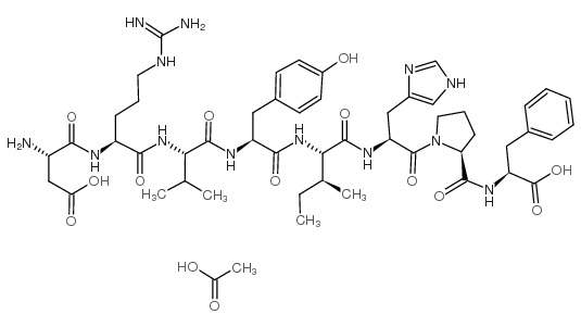 CAS:68521-88-0	Angiotensin II human (acetate)	  血管紧张素II  批量合成   