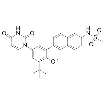 CAS:1132935-63-7	Dasabuvir	  ABT-333  原料药供应 