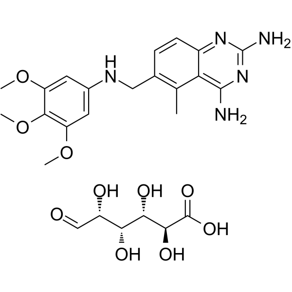 CAS:82952-64-5	Trimetrexate (glucuronate)	葡醛酸三甲曲沙     线路优化