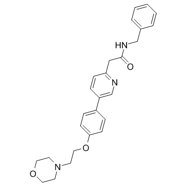 CAS:897016-82-9	Tirbanibulin	5-[4-[2-(4-吗啉基)乙氧基]苯基]-N-(苯基甲基)-2-吡啶乙酰胺   化合物优化