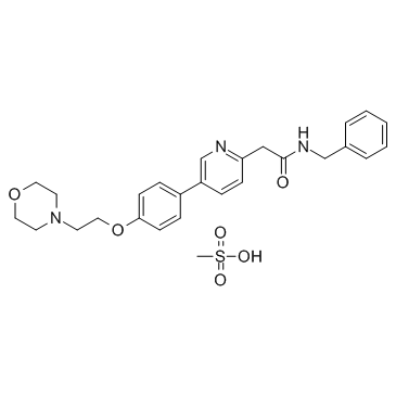 CAS:1080645-95-9	Tirbanibulin (Mesylate)	KX2-391甲磺酸盐     大包装