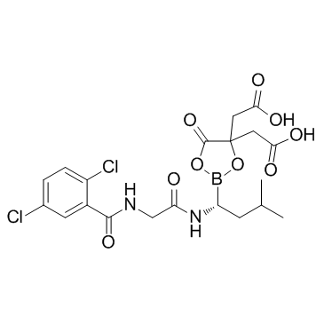 CAS:1239908-20-3	Ixazomib citrate	Ixazomib柠檬酸盐    工艺优化