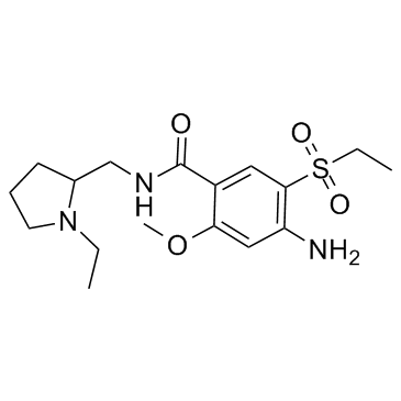 CAS:71675-85-9	Amisulpride	阿米舒必利  药物分子开发  