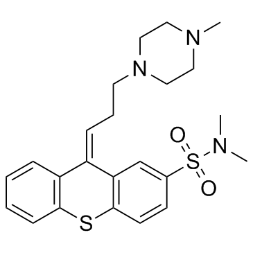 CAS:3313-26-6	    (Z)-Thiothixene 	替沃噻吨     化合物优化