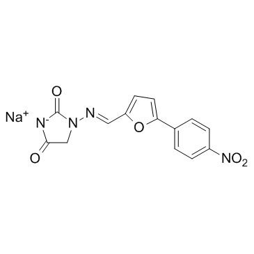 CAS:14663-23-1	Dantrolene (sodium)	  丹曲洛林钠盐水合物  药物分子开发  