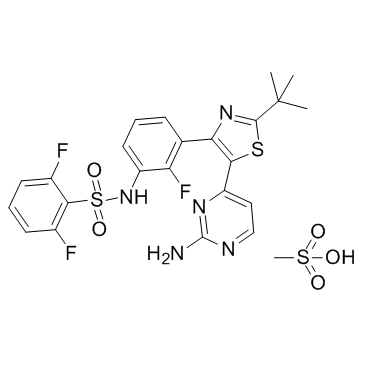 CAS:1195768-06-9	Dabrafenib (Mesylate)	达帕菲尼甲磺酸盐   规模供应 