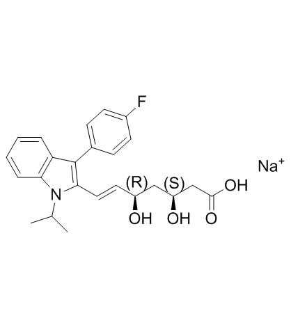 CAS:93957-55-2	Fluvastatin (sodium)	氟伐他汀钠  原料药供应 