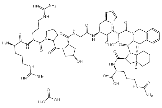 CAS:138614-30-9	Icatibant (acetate)	艾替班特醋酸盐     批量合成