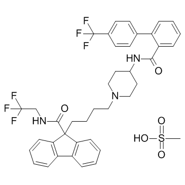 CAS:202914-84-9	Lomitapide (mesylate)	甲磺酸洛美他派  KG级