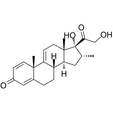 CAS:13209-41-1	   Vamorolone	16α-甲基-9,11-脱氢泼尼松龙   原料药研发