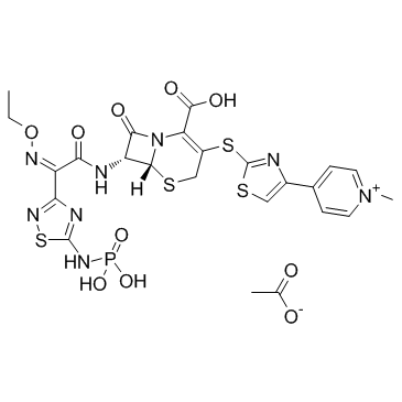 CAS:400827-46-5	Ceftaroline fosamil	头孢罗林酯  批量合成 