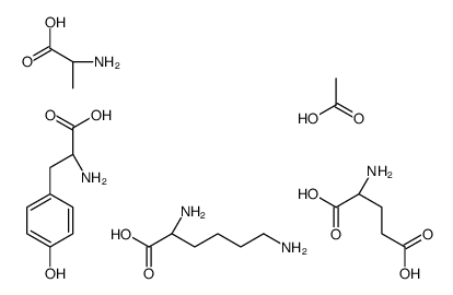 CAS:147245-92-9	Glatiramer (acetate)	 醋酸格拉替雷    中试供应