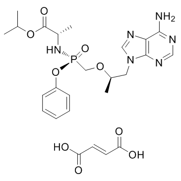 CAS:379270-38-9	Tenofovir alafenamide fumarate	替诺福韦艾拉酚胺富马酸盐  新药中间体工艺 