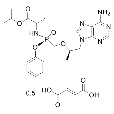 CAS:1392275-56-7	Tenofovir alafenamide hemifumarate	替诺福韦艾拉酚胺富马酸盐  批量合成