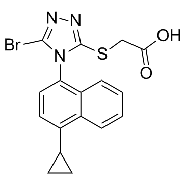 CAS:878672-00-5	Lesinurad	雷西纳德  药物分子开发  