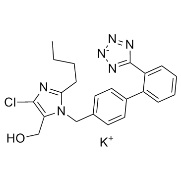 CAS:124750-99-8	Losartan (potassium)	氯沙坦钾  药物分子开发