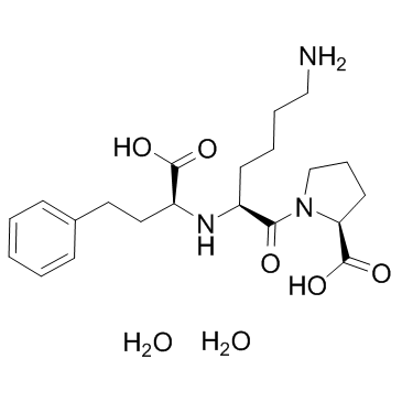CAS:83915-83-7	Lisinopril (dihydrate)	 赖诺普利二水合物   规模供应 