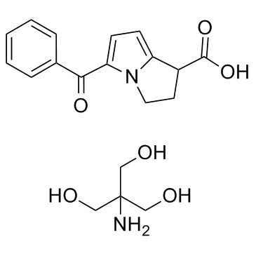 CAS:74103-07-4	Ketorolac (tromethamine salt)	酮咯酸氨丁三醇  药物分子开发 