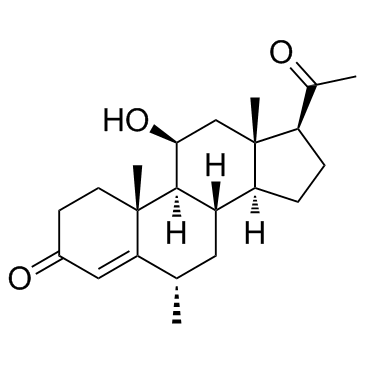 CAS:2668-66-8 	Medrysone	6A-甲基-11B-羟孕酮      中试供应