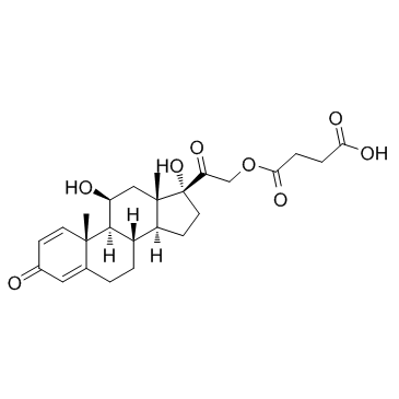 CAS:2920-86-7	  Prednisolone (hemisuccinate)	  泼尼松龙半琥珀酸酯    原料药供应