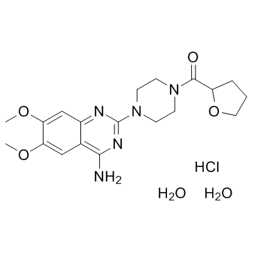 CAS:70024-40-7	Terazosin (hydrochloride dihydrate)	盐酸特拉唑嗪二水物 公斤级 