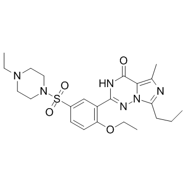CAS:224785-90-4	Vardenafil	  伐地那非   药物分子开发