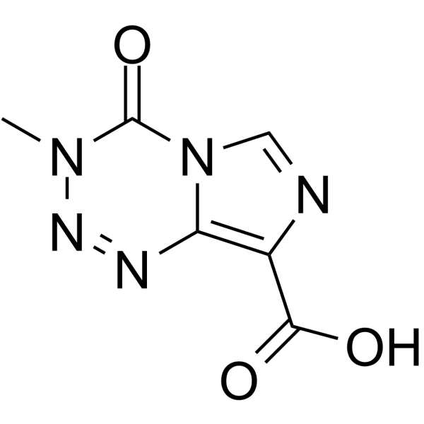 CAS:113942-30-6	Temozolomide acid	替莫唑胺-8-羧酸    路线研究