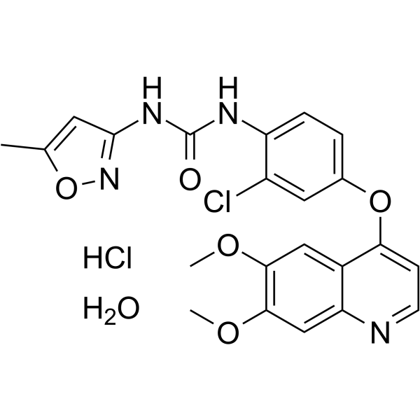 CAS:682745-41-1	Tivozanib (hydrochloride hydrate)	 化合物合成