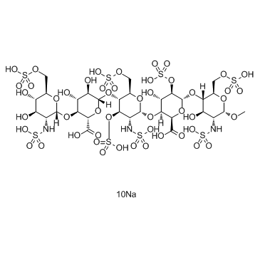 CAS:114870-03-0	Fondaparinux (sodium)	磺达肝癸钠   公斤级  