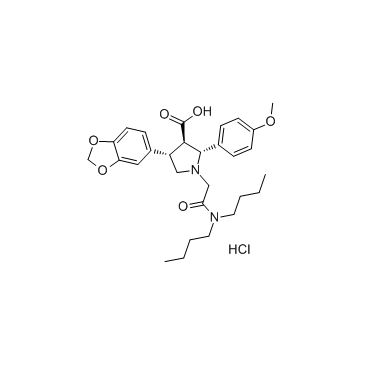 CAS:195733-43-8	Atrasentan (hydrochloride)	盐酸阿曲生坦       新药中间体放大