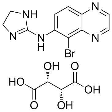 CAS:70359-46-5	Brimonidine (tartrate)	酒石酸溴莫尼定    大包装  