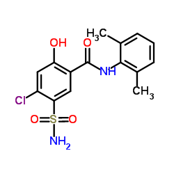 CAS:14293-44-8	Xipamide	   利多速尿      药物分子开发
