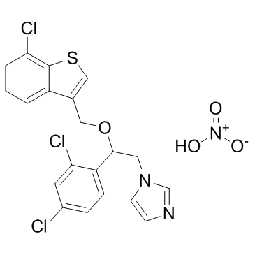 CAS:99592-39-9	Sertaconazole (nitrate)	硝酸舍他康唑  原料药供应 