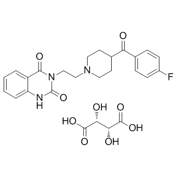 CAS:83846-83-7	Ketanserin (tartrate)	   酒石酸酮色啉盐     批量生产
