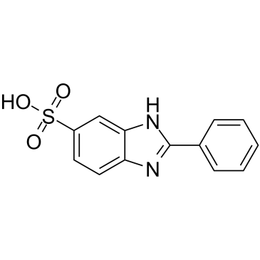 CAS:27503-81-7	Ensulizole	    2-苯基苯并咪唑-5-磺酸     公斤级