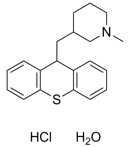 CAS:7081-40-5 	Metixene (hydrochloride hydrate)	盐酸麦塞散      原料药研发