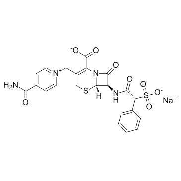 CAS:52152-93-9	Cefsulodin (sodium)	    头孢磺吡苄钠盐     化合物合成