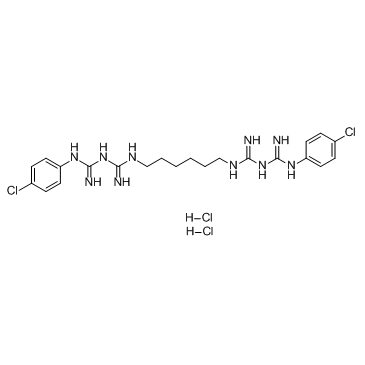 CAS:3697-42-5	Chlorhexidine (dihydrochloride)   盐酸氯己定   公斤级  