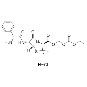 CAS:37661-08-8	Bacampicillin (hydrochloride)	盐酸巴氨西林   大包装  