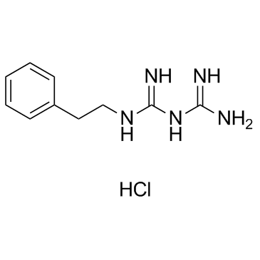 CAS:834-28-6   	Phenformin (hydrochloride)	盐酸苯乙福明       新药中间体工艺