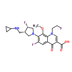 CAS:848416-07-9	Lascufloxacin	拉库沙星     工艺放大