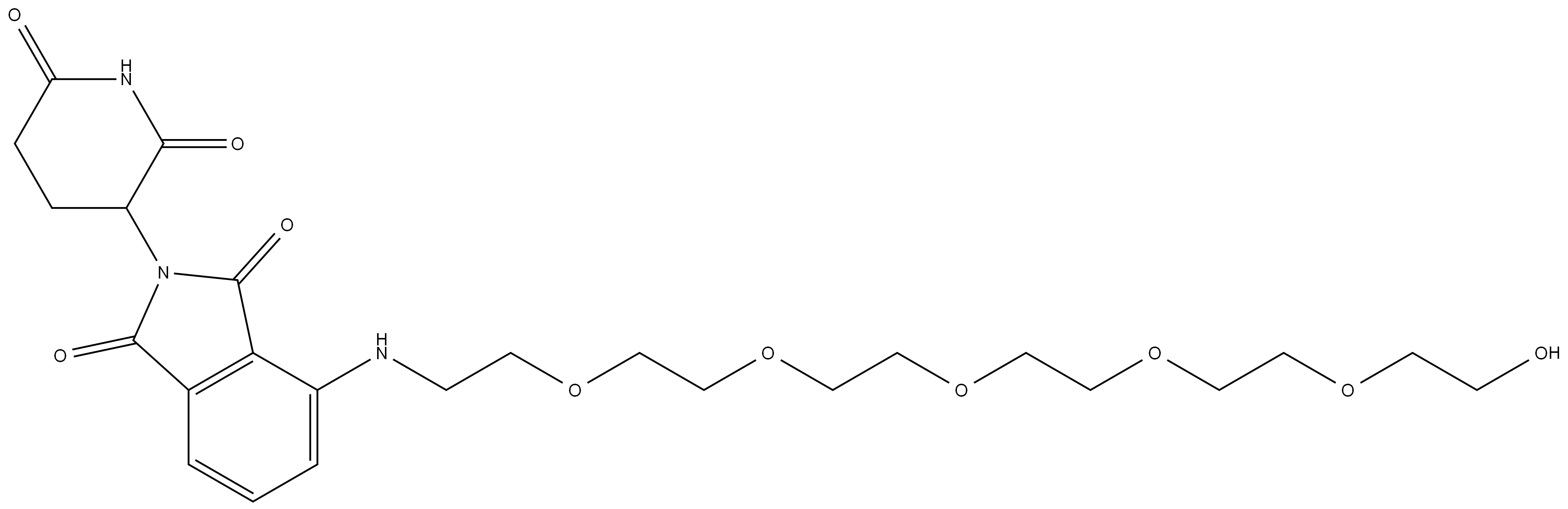 CAS： 2230824-88-9    Pomalidomide-NH-PEG5-OH  泊马度胺-NH-五聚乙二醇